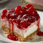 Easy No-Bake Cherry Cheesecake First Image