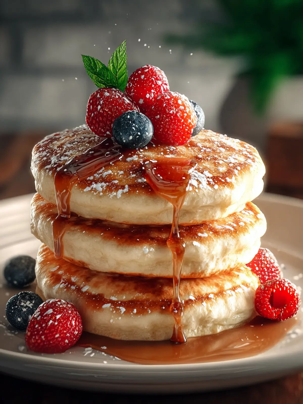 Fluffy Cottage Cheese Pancakes: A Perfect Morning Delight First Image