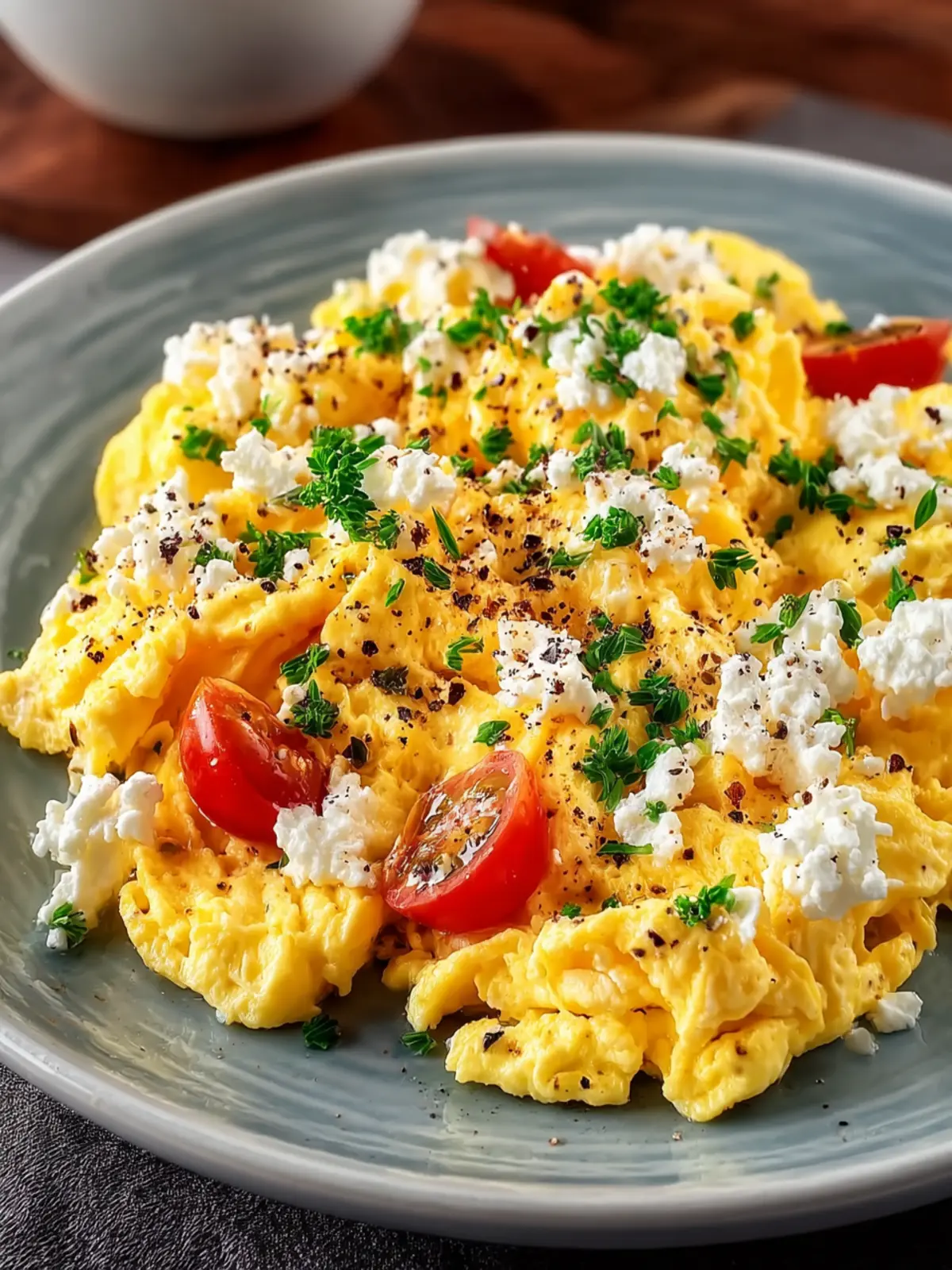 High-Protein Scrambled Eggs with Cottage Cheese First Image