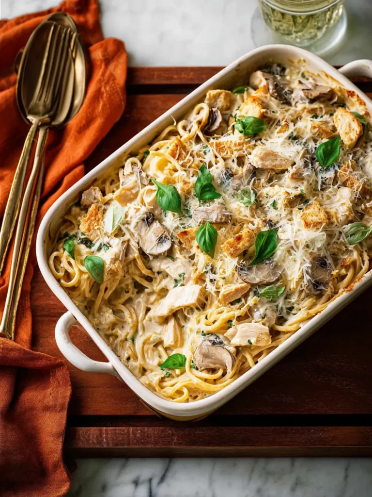Homemade Turkey Tetrazzini First Image