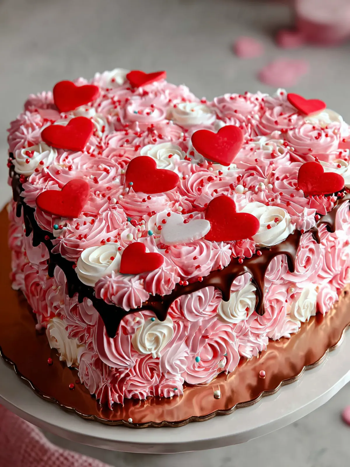 Irresistible Decorated Valentine Cakes for Sweet Love First Image