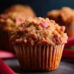 Moist Rhubarb Muffins First Image