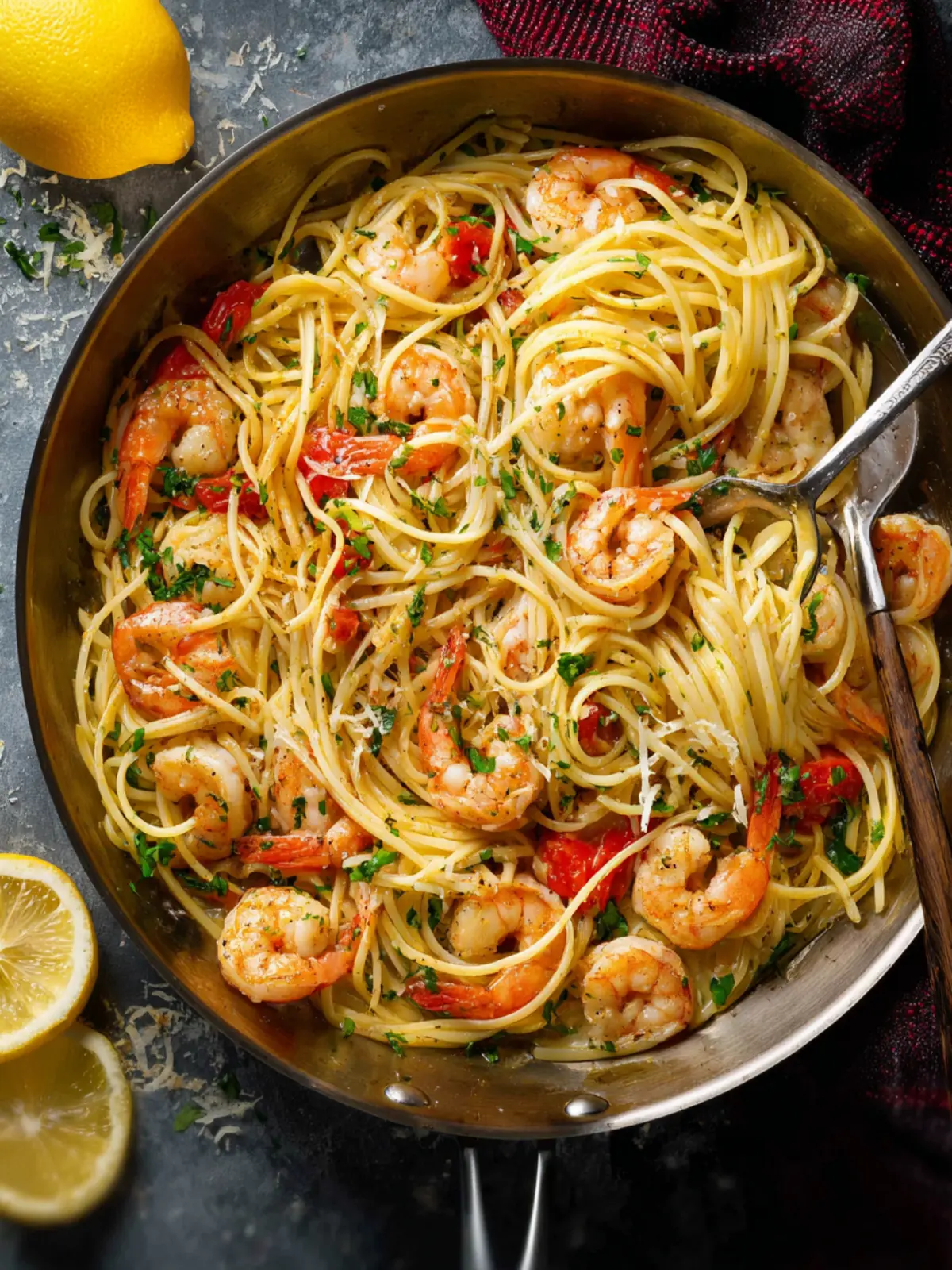 My One-Pan Garlic Butter Shrimp Pasta Makes Everyone Happy First Image