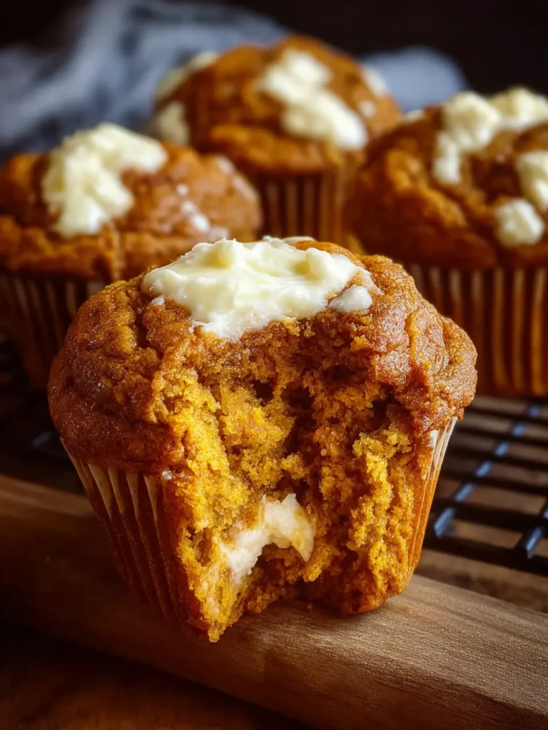 Pumpkin Cream Cheese Muffins First Image