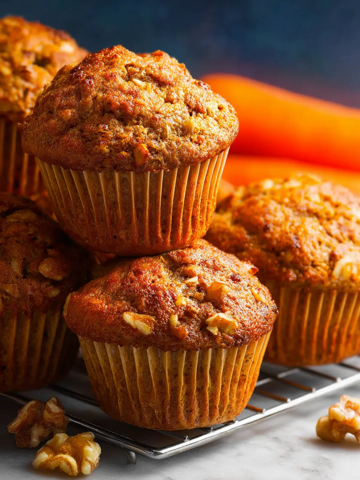 Carrot Banana Muffins First Image