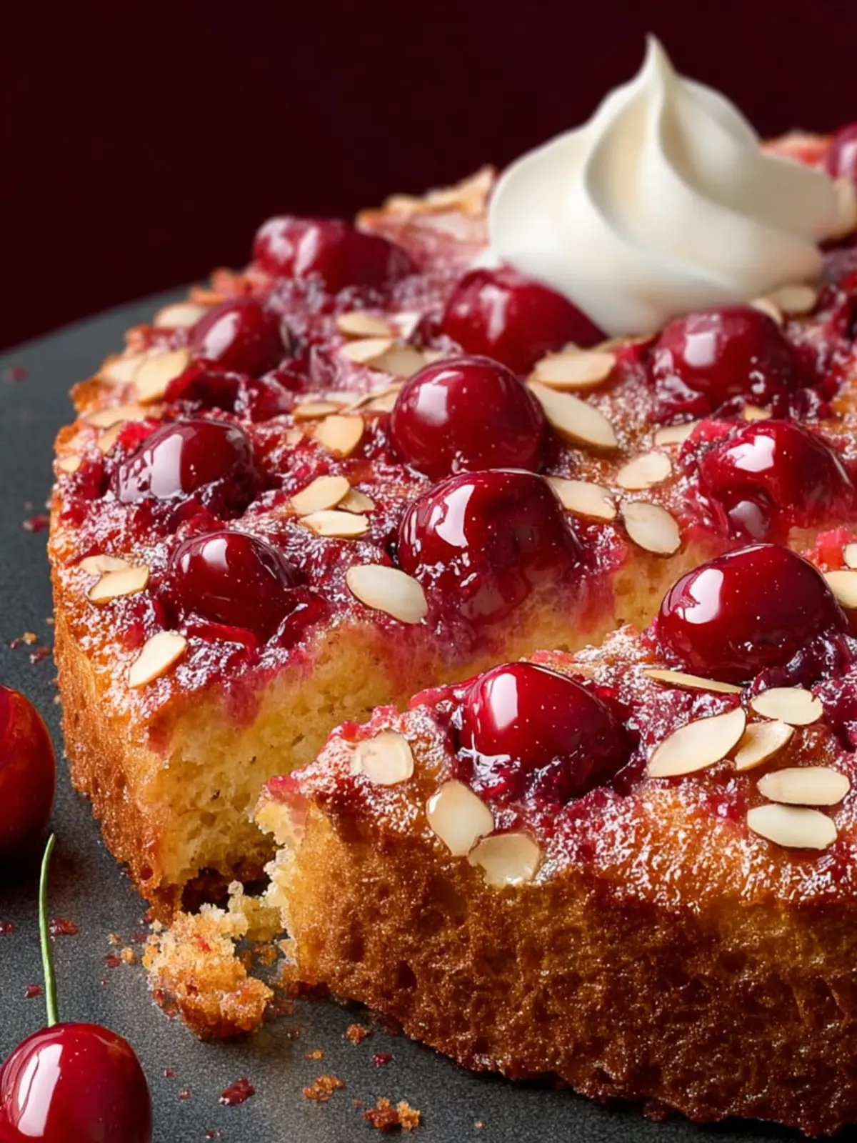 Cherry Almond Cake First Image