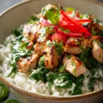 Chicken Spinach Rice Bowl First Image