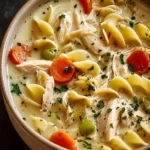 Comforting Creamy Chicken Noodle Soup Recipe to Savor First Image