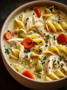 Comforting Creamy Chicken Noodle Soup Recipe to Savor First Image