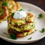 Crispy Zucchini Fritters First Image