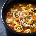 Crock Pot Chicken Tortellini Soup First Image