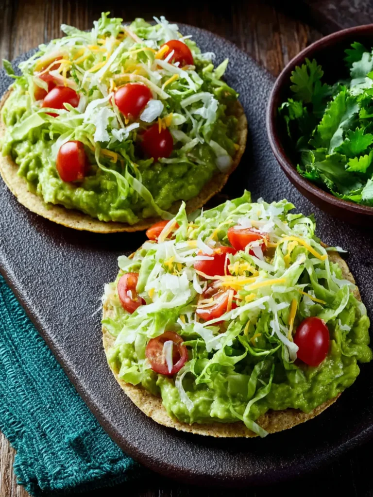 Easy Guacamole Tostadas (Low-Carb) First Image