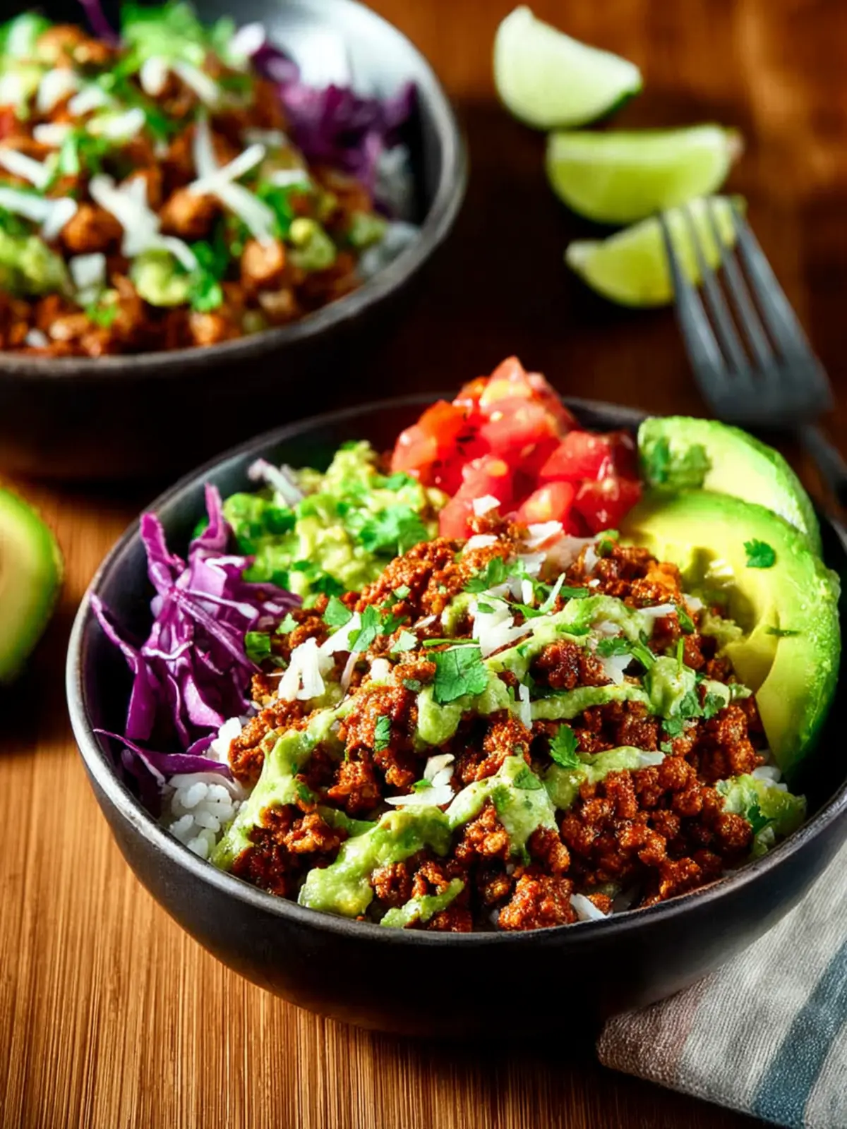 Ground Turkey Taco Bowls First Image