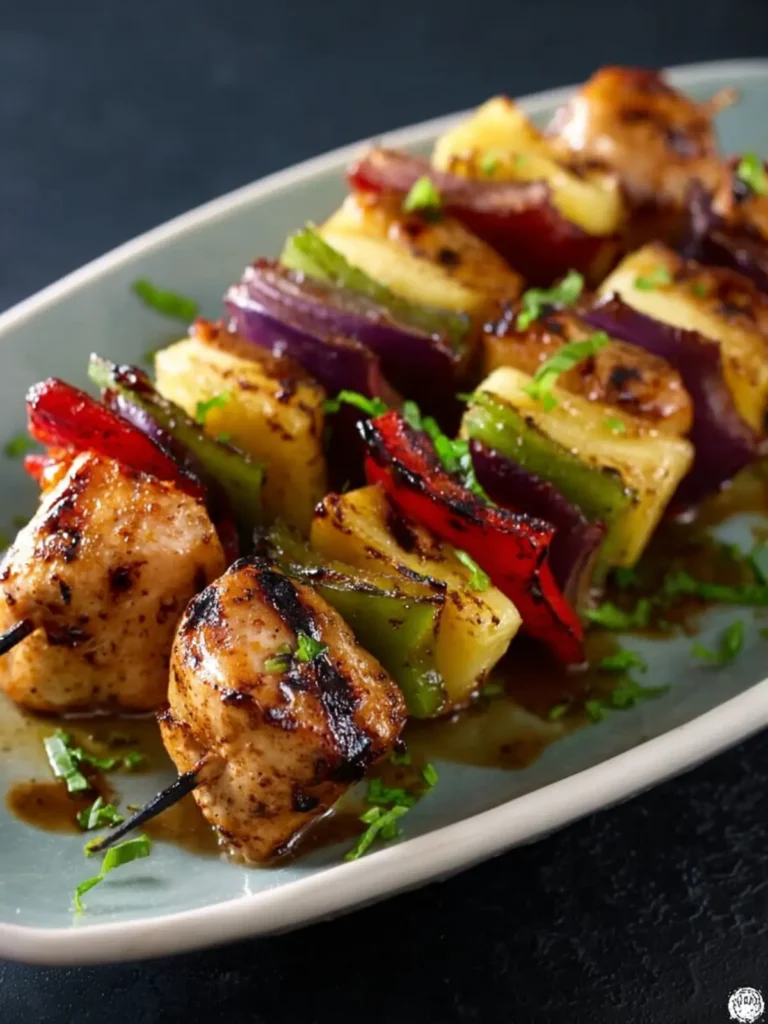Hawaiian Chicken Kabobs Recipe First Image