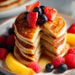 Healthy Banana Oatmeal Pancakes (Easy Blender Pancakes) First Image