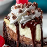 Heavenly Hot Fudge Sundae Brownie Cheesecake First Image
