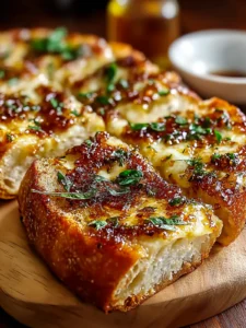 Irresistible Hot Honey Garlic Bread Pizza Recipe First Image