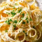 easy homemade fettuccine alfredo First Image