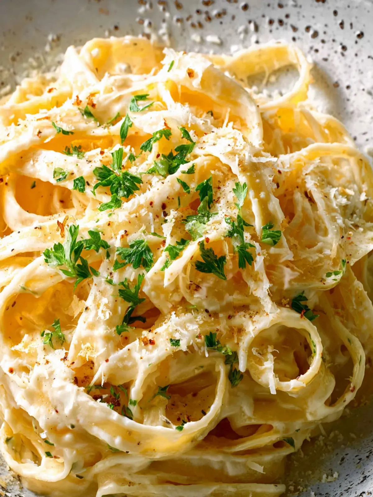 easy homemade fettuccine alfredo First Image