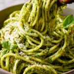 pasta with pesto sauce First Image