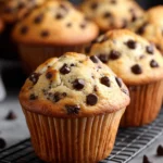 Banana chocolate chip muffins First Image