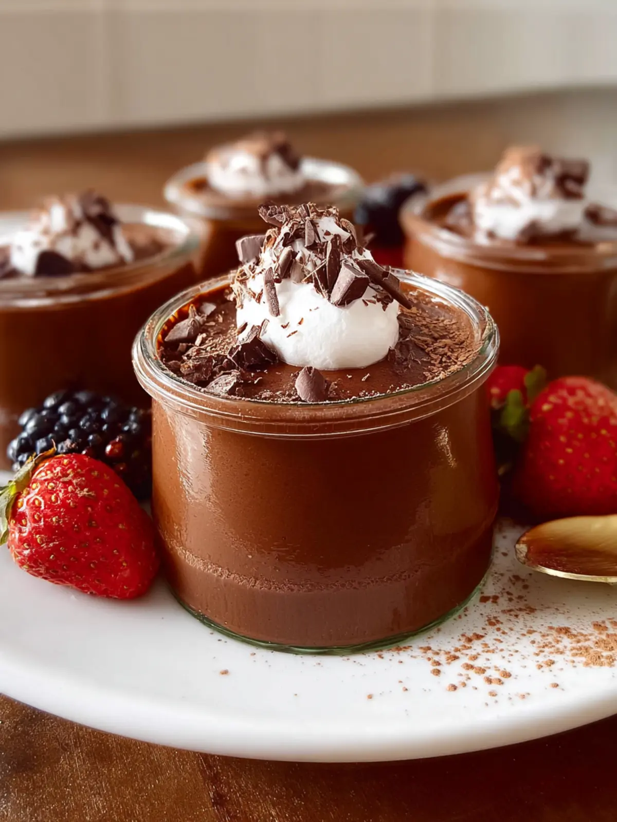 Chocolate Tofu Pudding First Image
