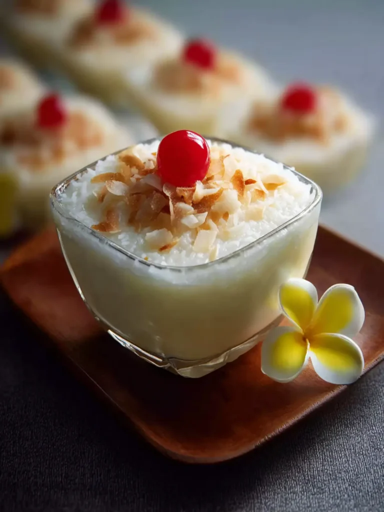 Hawaiian Coconut Pudding: A Taste of Island Comfort First Image