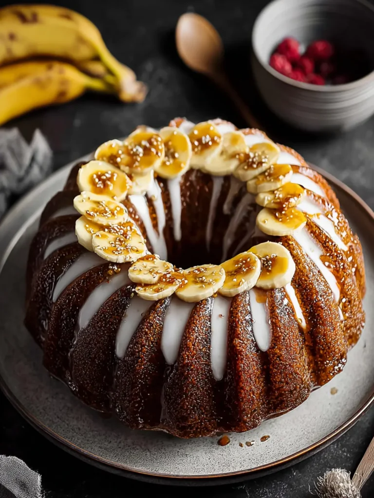 Irresistible Banana Bundt Cake Recipe for Sweet Moments First Image