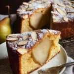 pear cardamom almond cake First Image