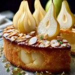 pear vanilla almond cake First Image