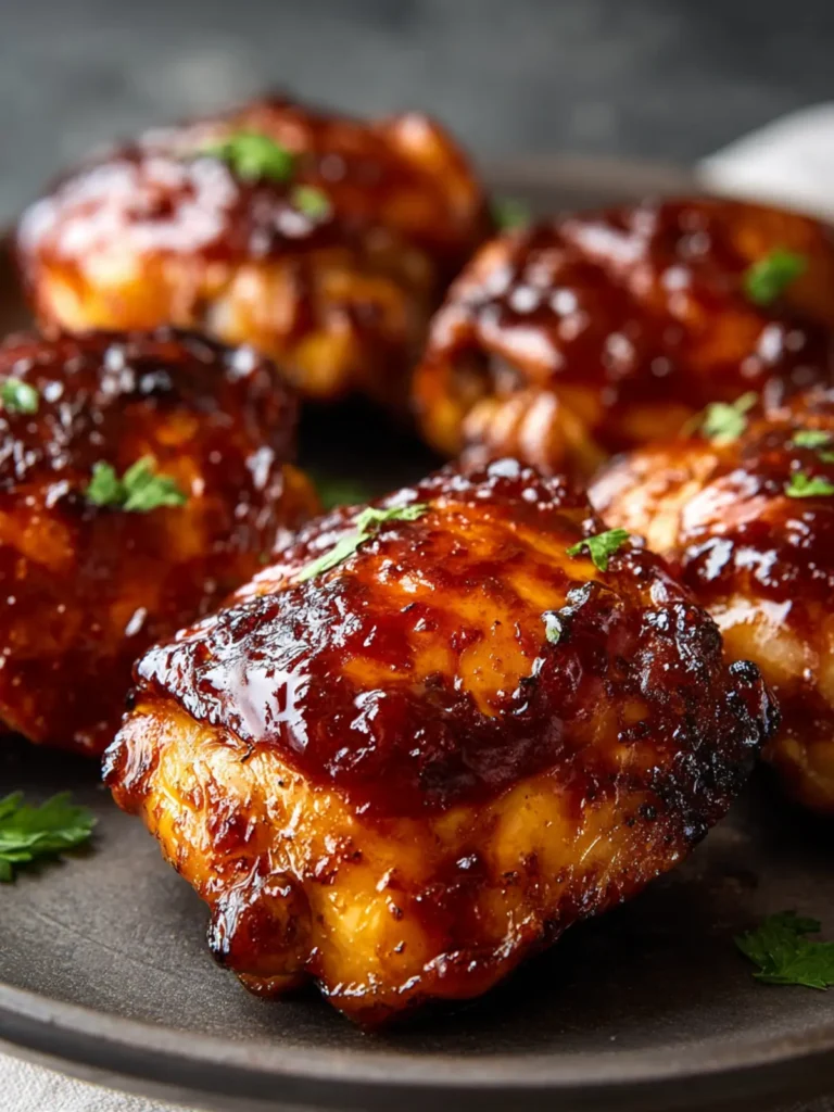 BBQ Chicken Thighs Crockpot Recipe First Image