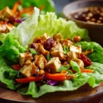 Cashew Tofu Lettuce Wraps First Image