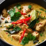 Lemongrass Coconut Curry Chicken Soup – Creamy & Flavorful! First Image