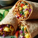Pineapple Lentil & Veggie Wraps: Refreshing and Energizing First Image