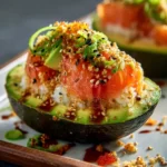 Salmon Sushi Bake Avocados: Creamy & Delicious Recipe First Image