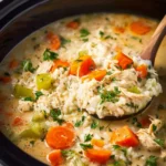 Slow Cooker Chicken and Rice Soup Is The Ultimate Comfort Food First Image