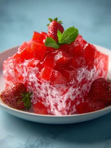Strawberry Jello Salad Recipe First Image