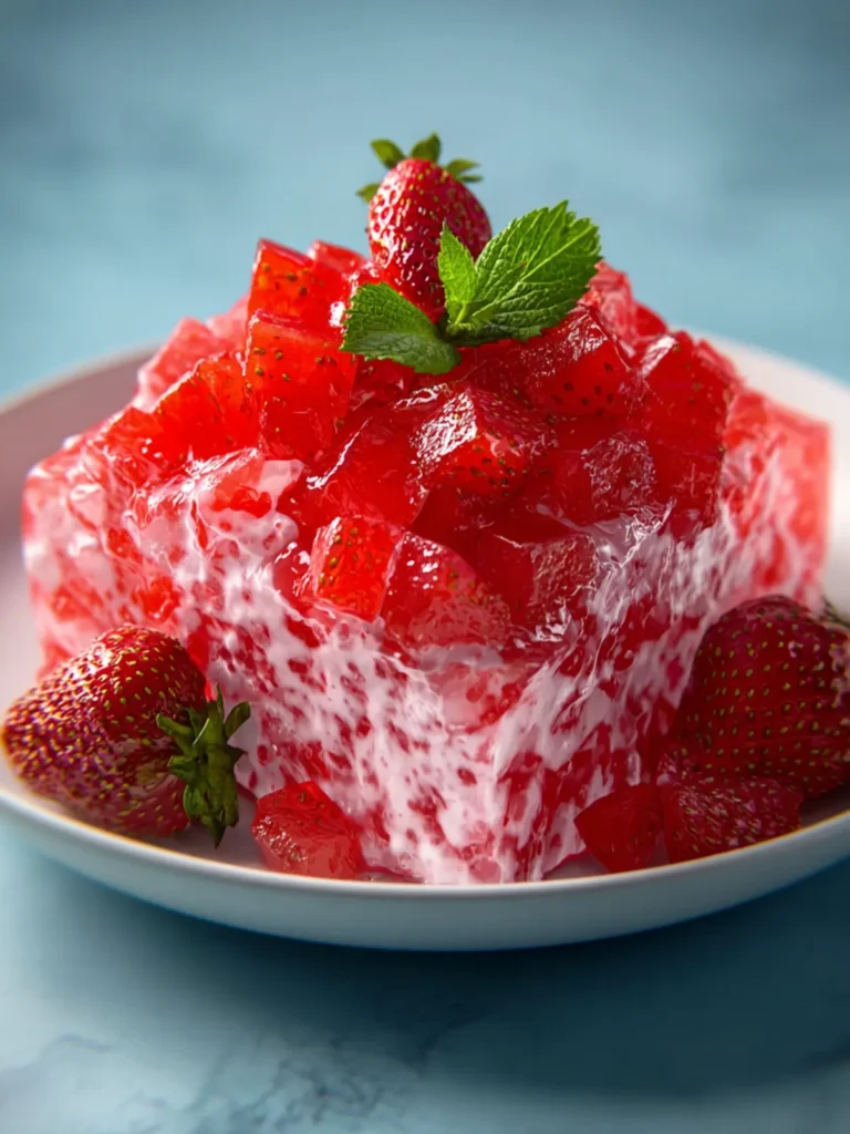 Strawberry Jello Salad Recipe First Image