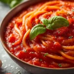 Tomato Basil Pasta Sauce Recipe First Image