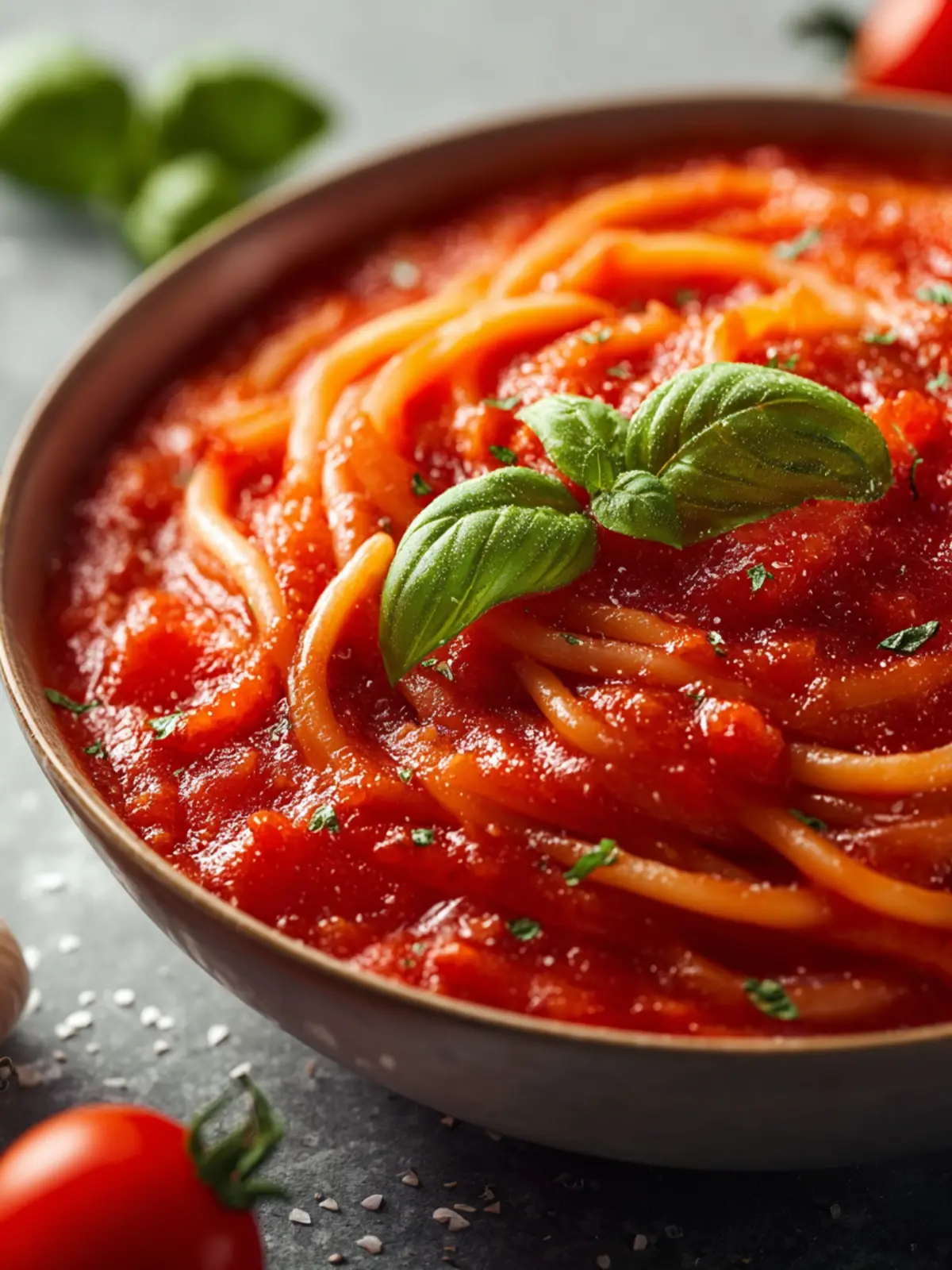 Tomato Basil Pasta Sauce Recipe First Image